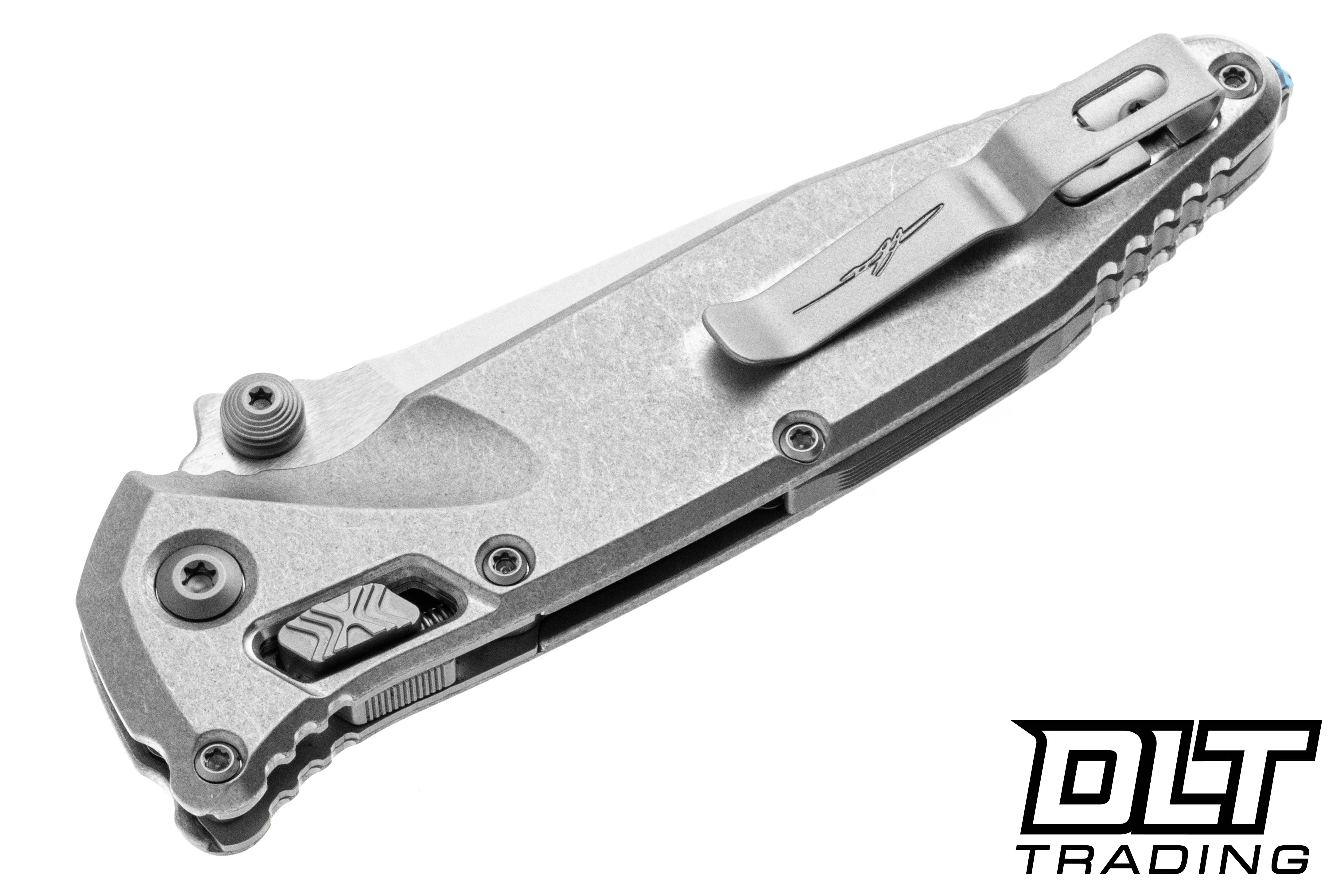 レズミルズ　シバム　10.14.16.19 Microtech 160RL-10SMS1 SOCOM Ram-Lok - Titanium - Stonewash Blade