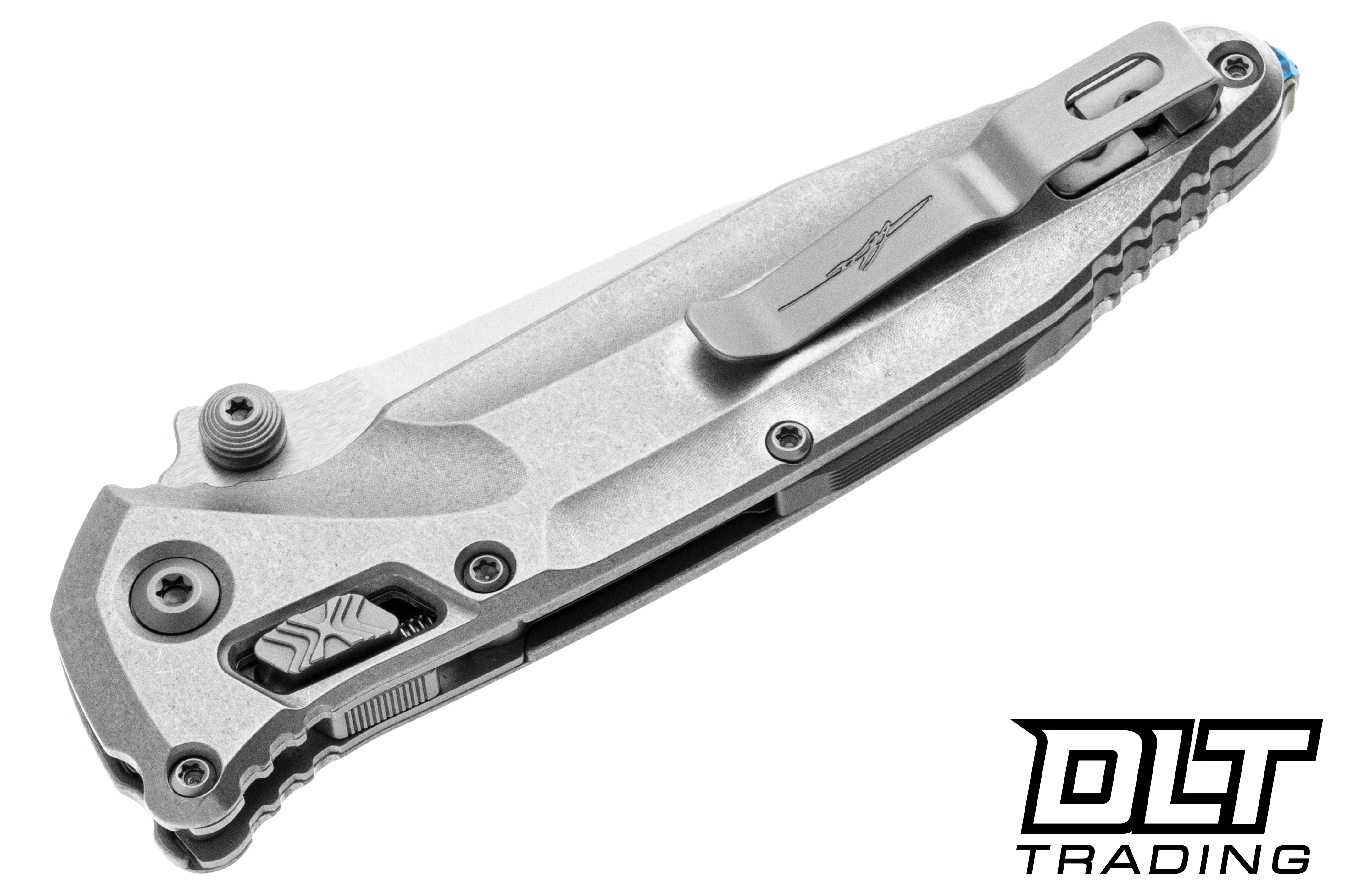 Microtech 159RL-10SMS1 SOCOM Delta Ram-Lok - Stonewash Titanium