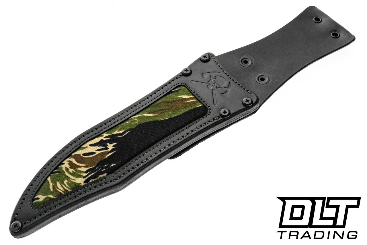 RMJ Tactical Marauder 3V - Savage Stainless - Black G-10 - Leather