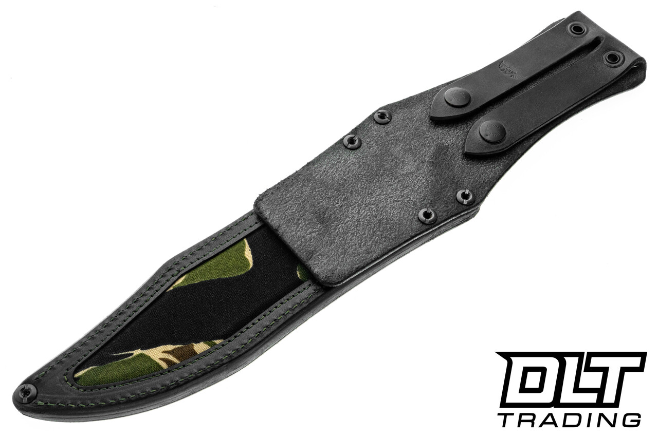 RMJ Tactical Marauder 3V - Savage Stainless - Black G-10 - Leather