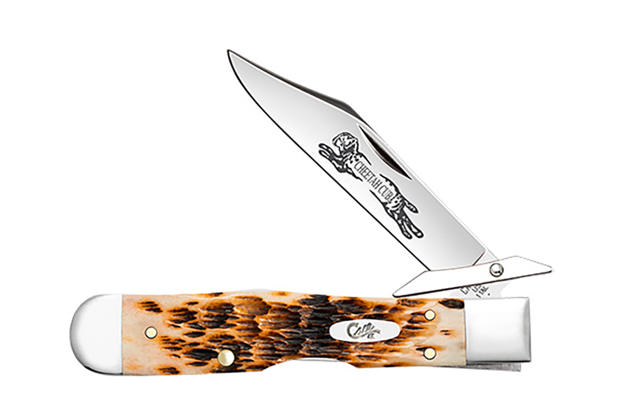 Case Cheetah Cub - Amber Bone SS - Peach Seed Jig - DLT Trading