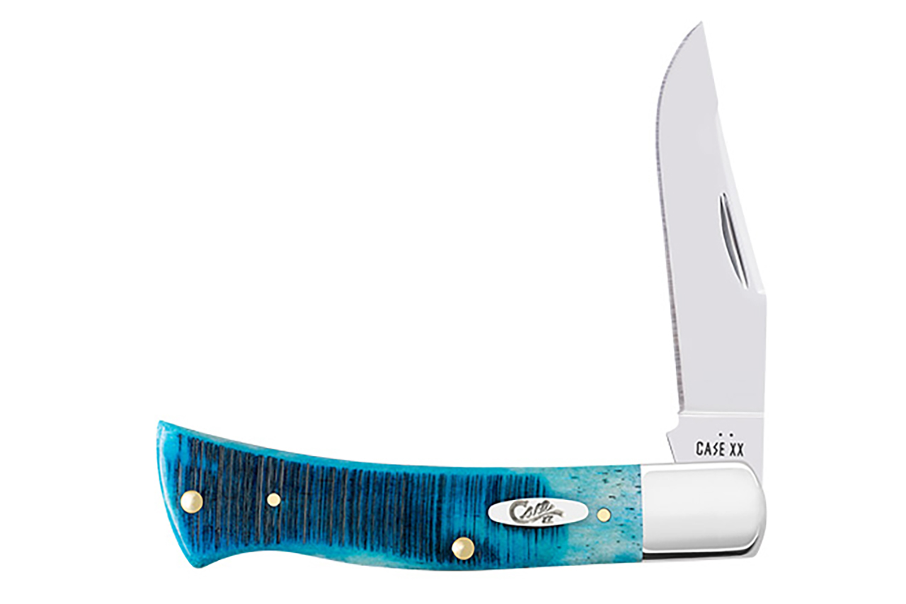 Case Axe Handle - Caribbean Blue Bone - Sawcut Jig - DLT Trading