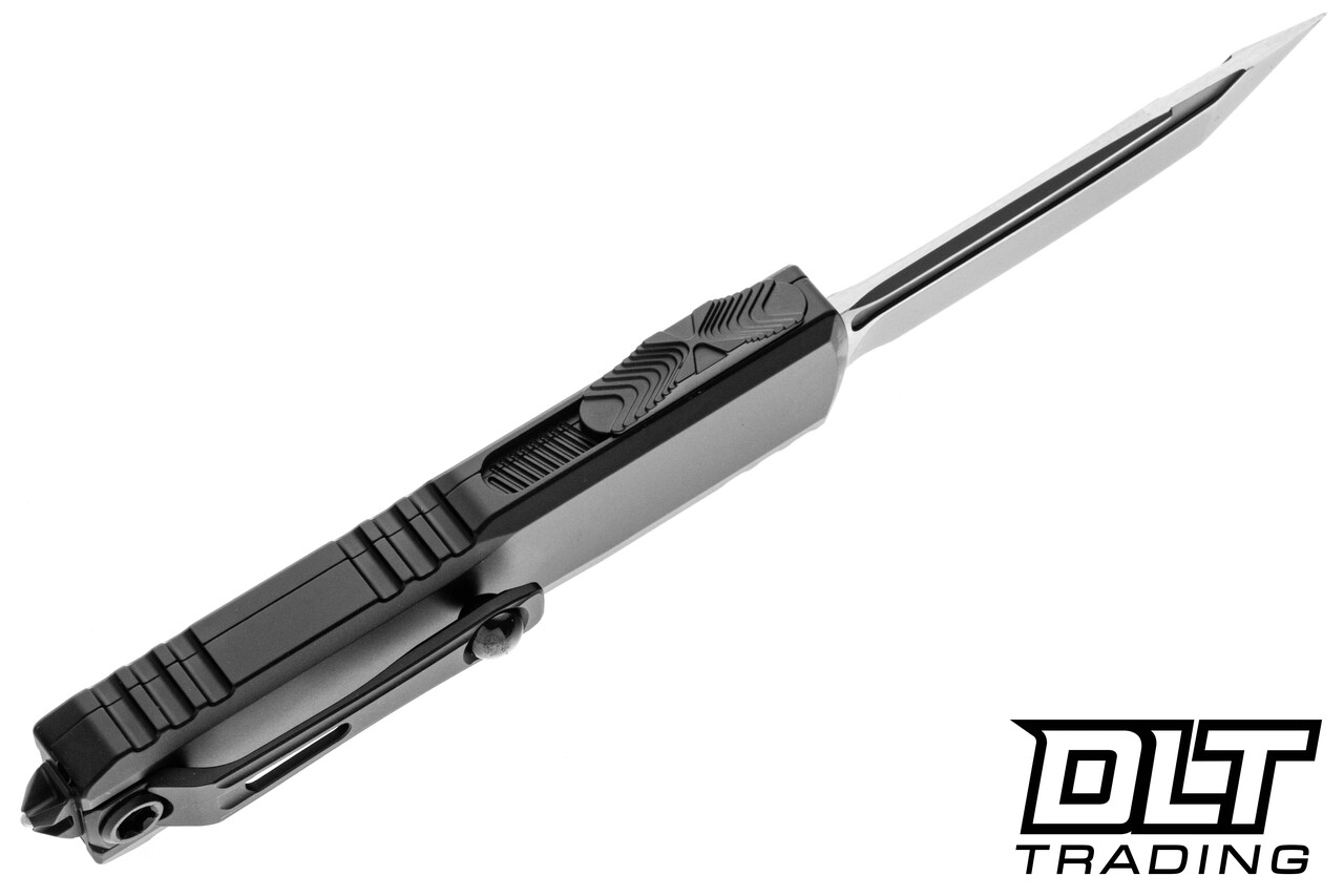 Microtech 12334-1T UTX-85 Gen IV T/E - Black Handle - Black Blade