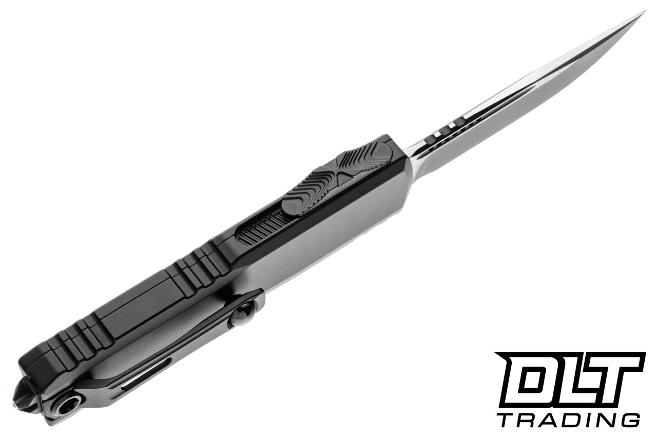 Microtech 12314-1T UTX-85 Gen IV - Black Handle - Black Blade