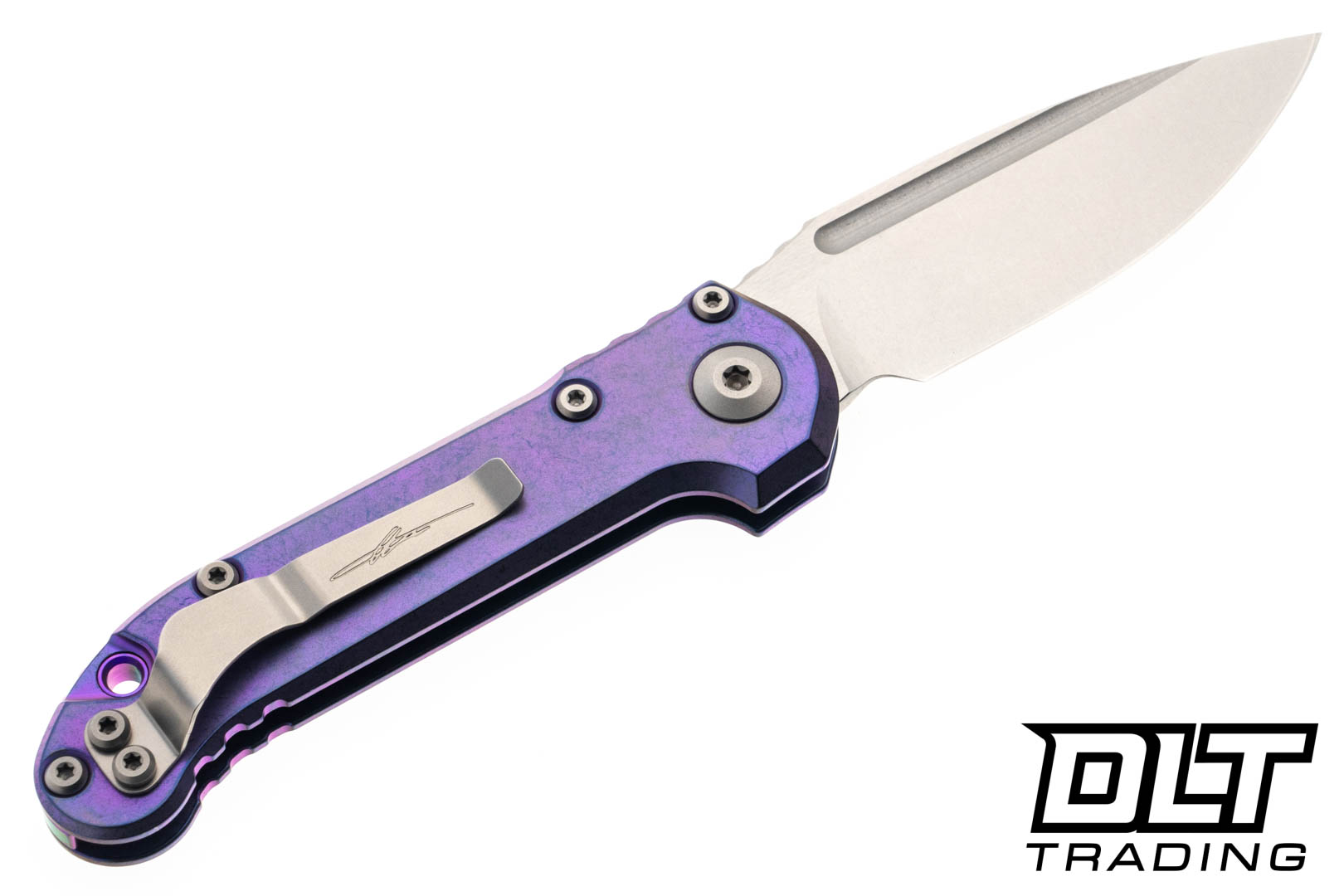 Microtech 1135-10MS9 LUDT Gen III - Purple Haze Titanium