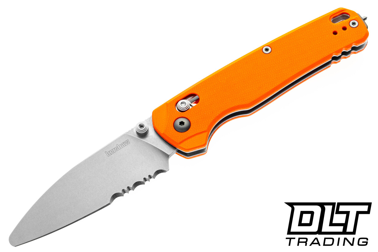 Kershaw Bel Air XL EMT 6110EMTOR | Orange G-10 MagnaCut Rescue Knife