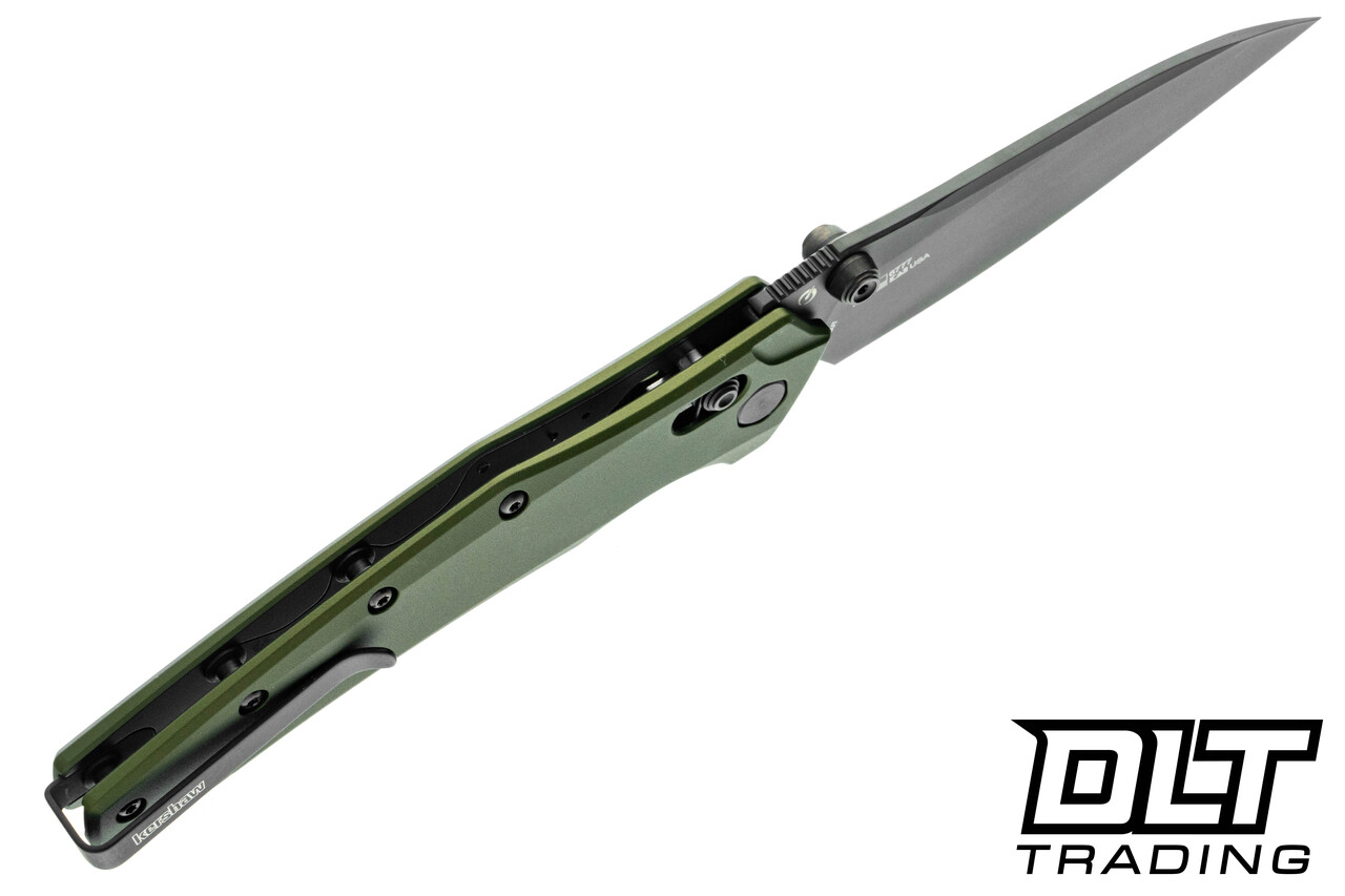 Kershaw Bareknuckle DuraLock 6777 | OD Green MagnaCut PVD Blade