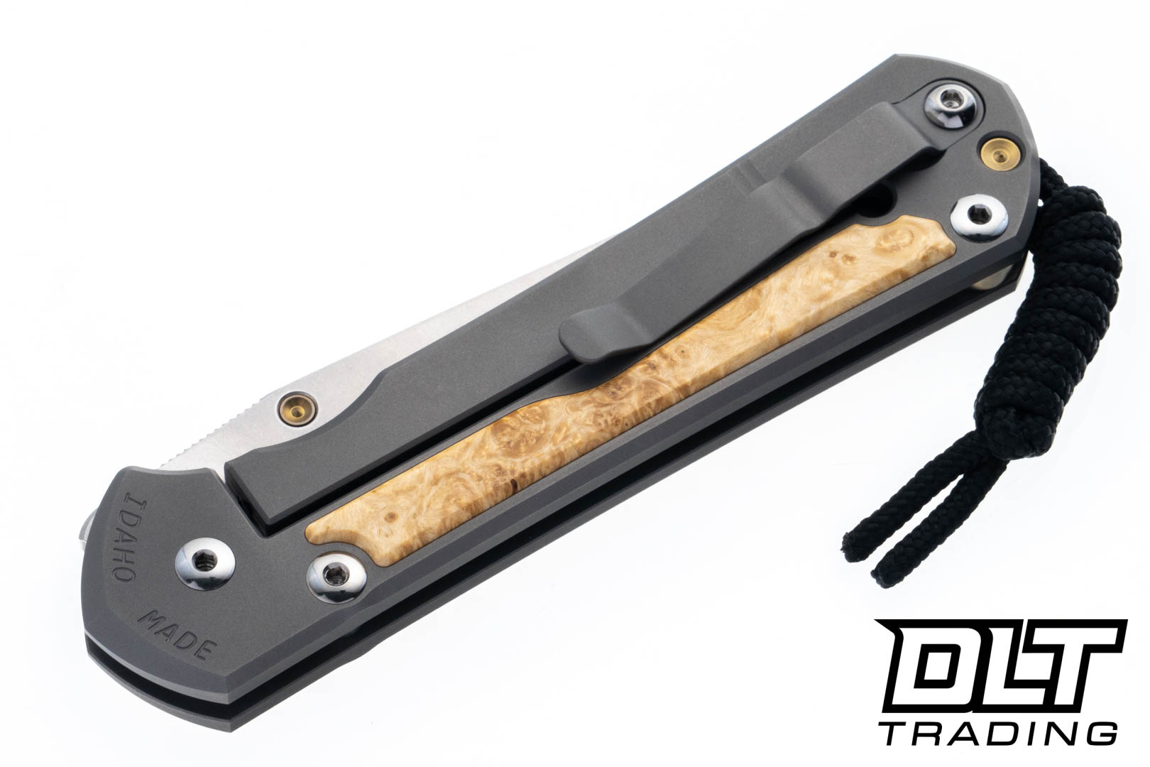 Chris Reeve Large Sebenza 31 - Tanto - Glass Blasted Titanium