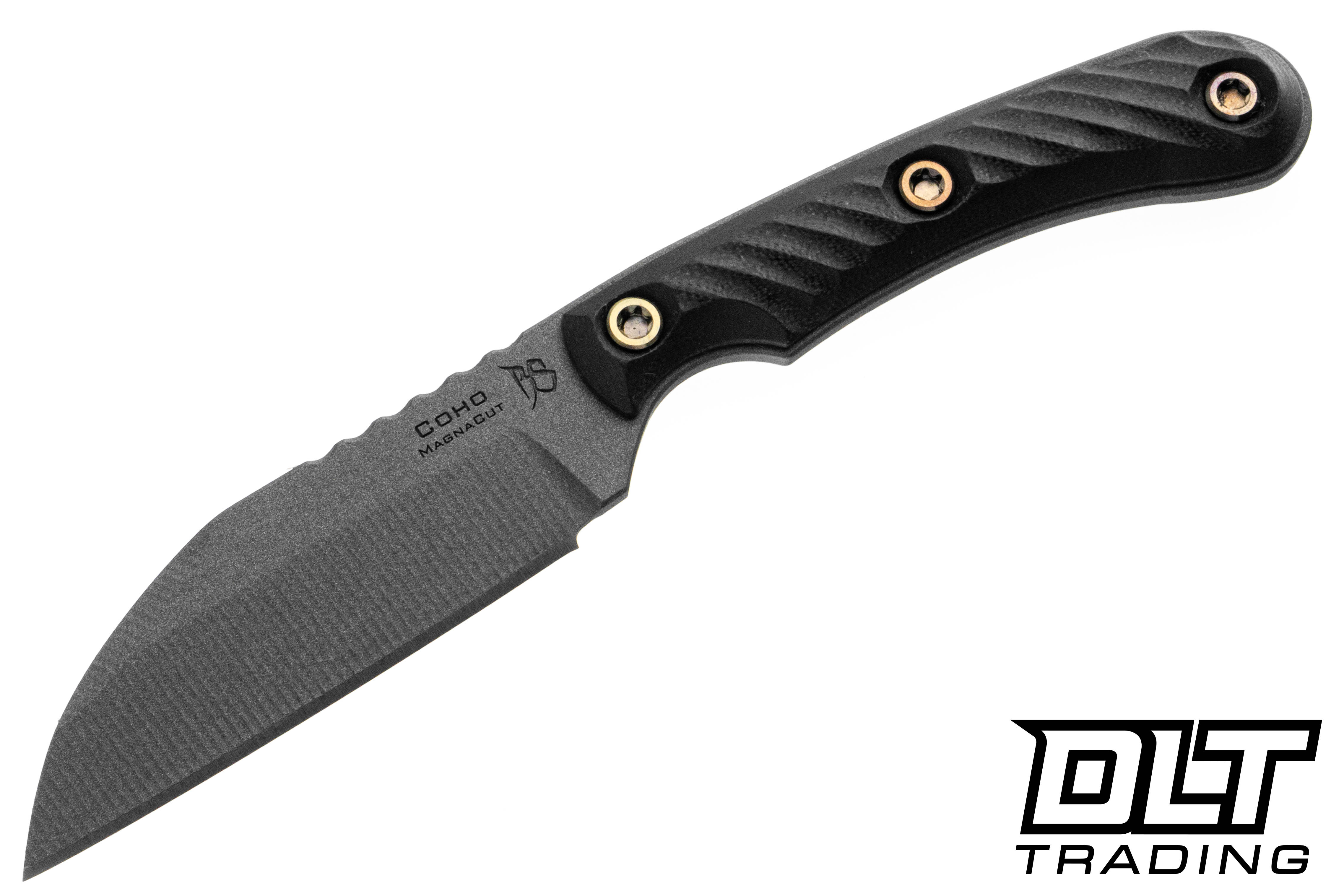 RMJ Tactical Coho MagnaCut - Tungsten Cerakote - Black G-10 - DLT