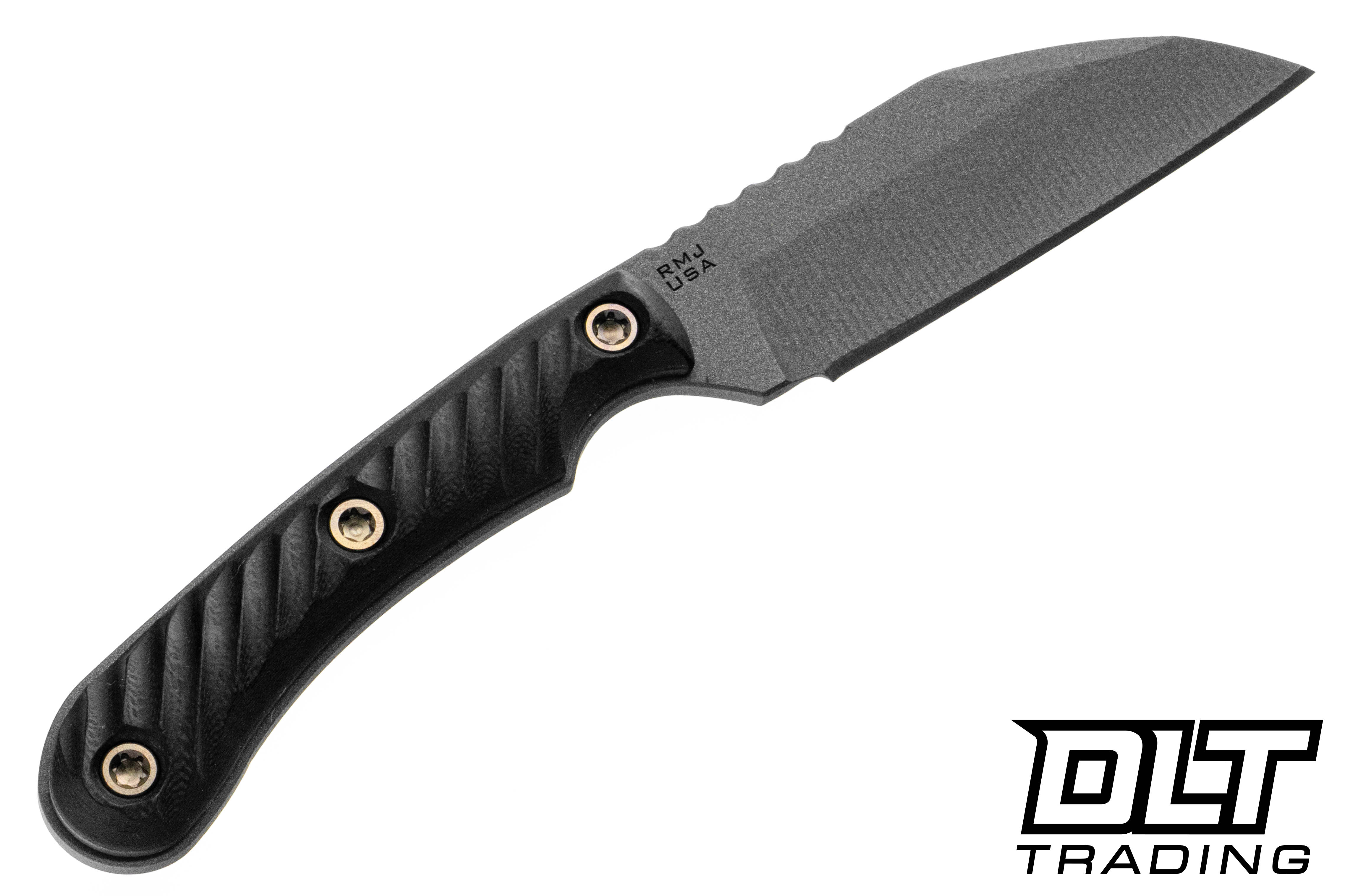 RMJ Tactical Coho MagnaCut - Tungsten Cerakote - Black G-10 - DLT