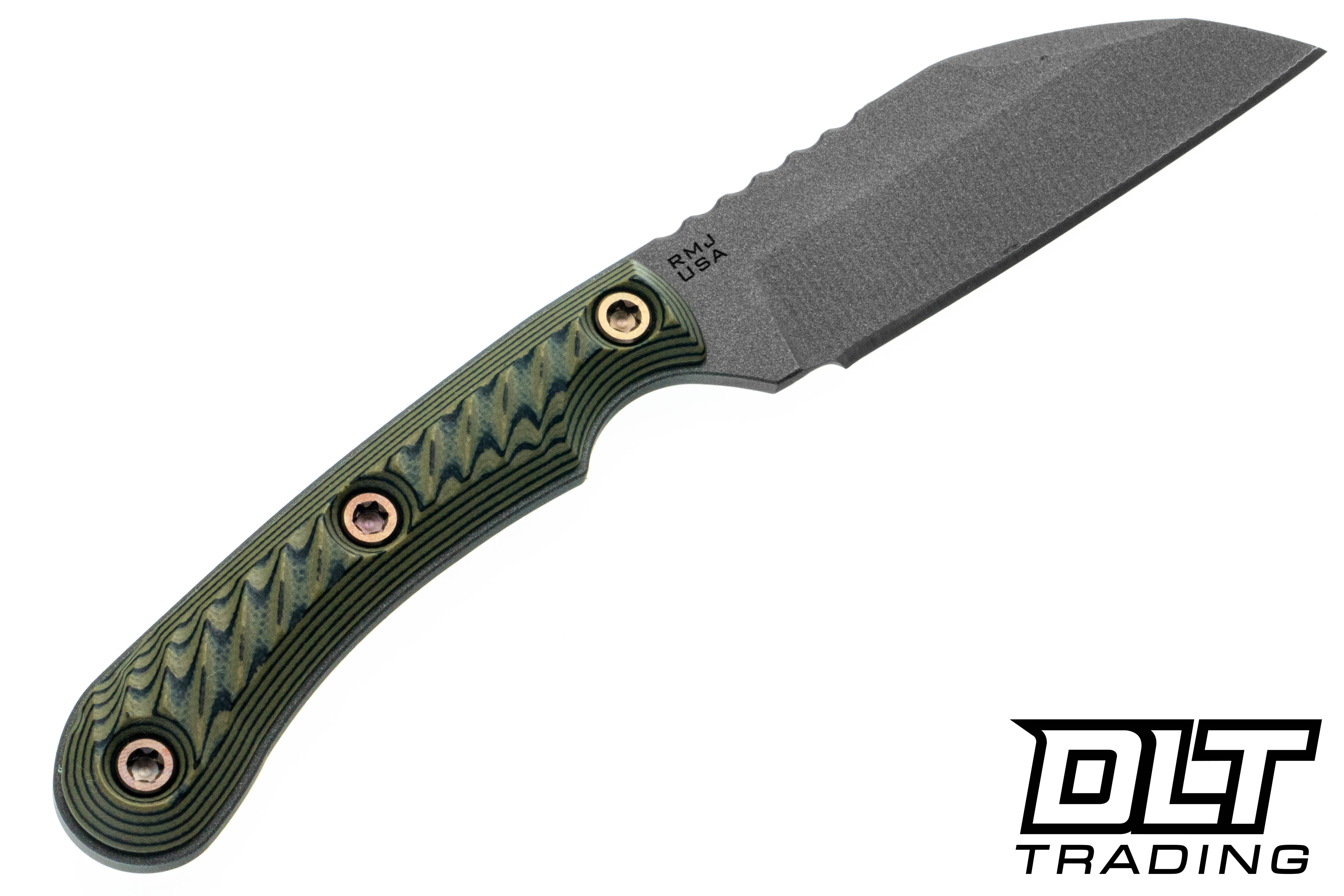 RMJ Tactical Coho MagnaCut - Tungsten Cerakote - Dirty Olive G-10