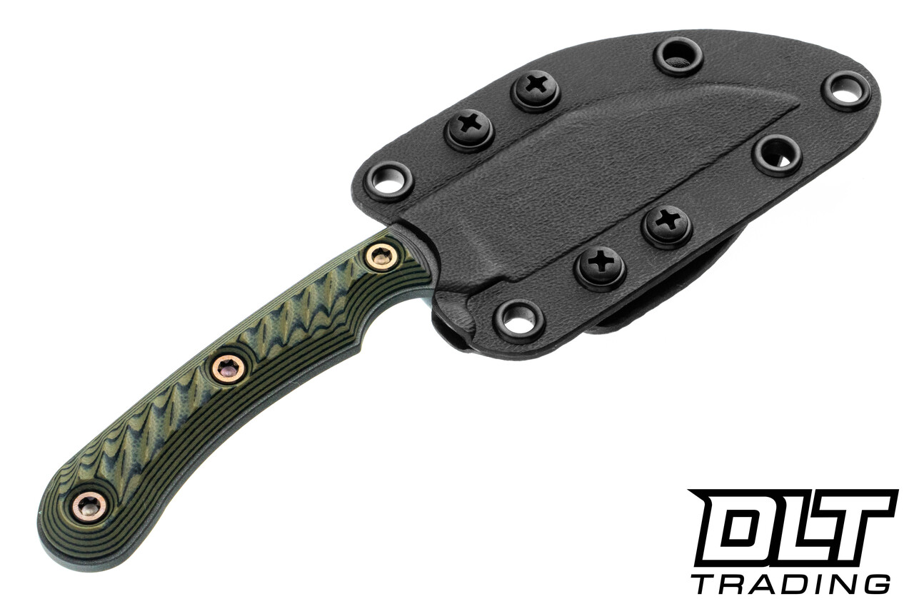 RMJ Tactical Coho MagnaCut - Tungsten Cerakote - Dirty Olive G-10