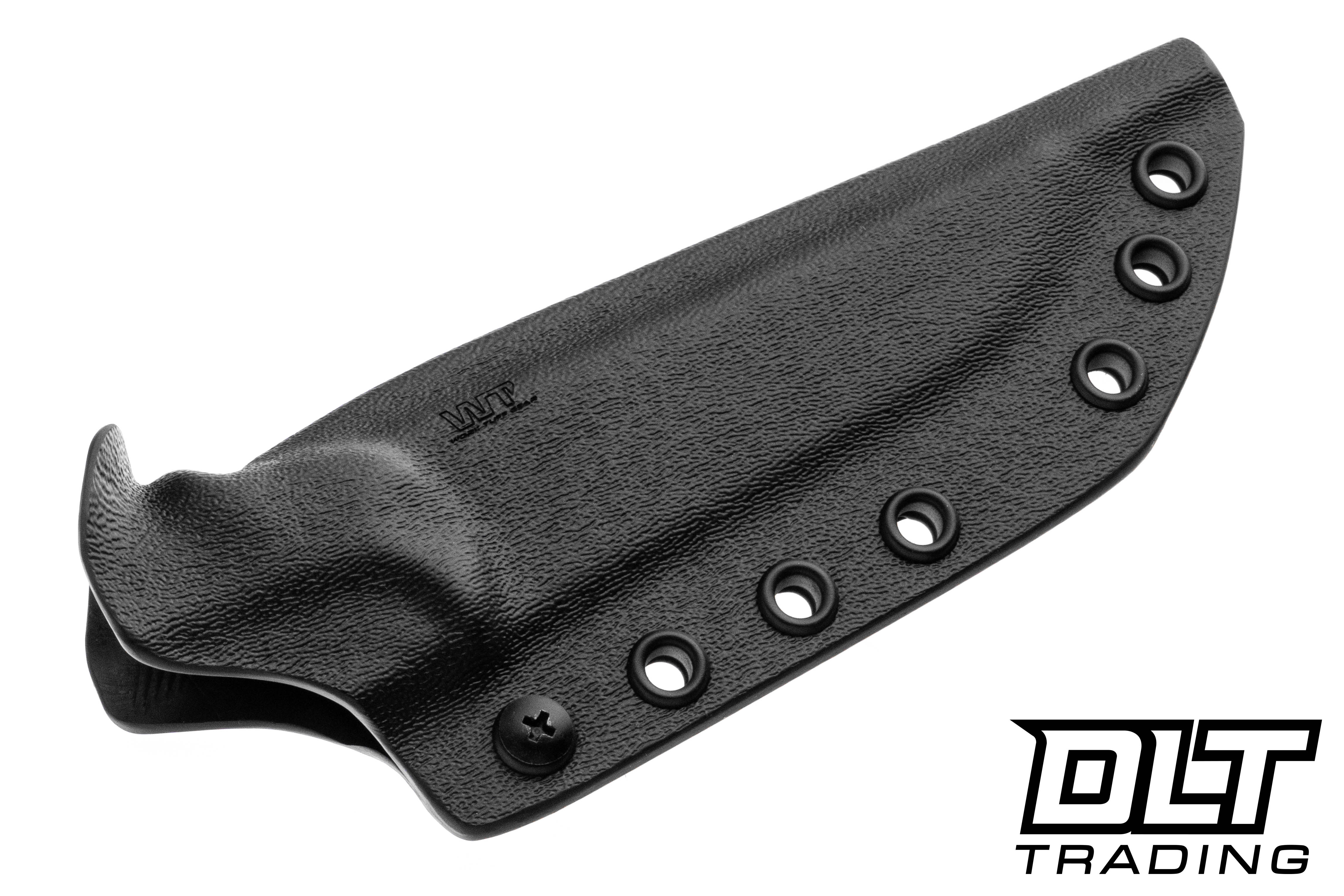 WTG Devil Horn - AEB-L Satin Blade - Textured Black G-10 - Black