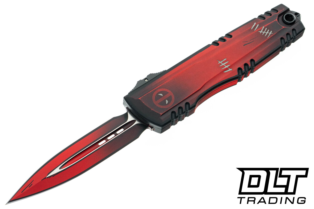 Microtech 1270-1DPS Luminary ZBP D/E - Black & Red DP Handle