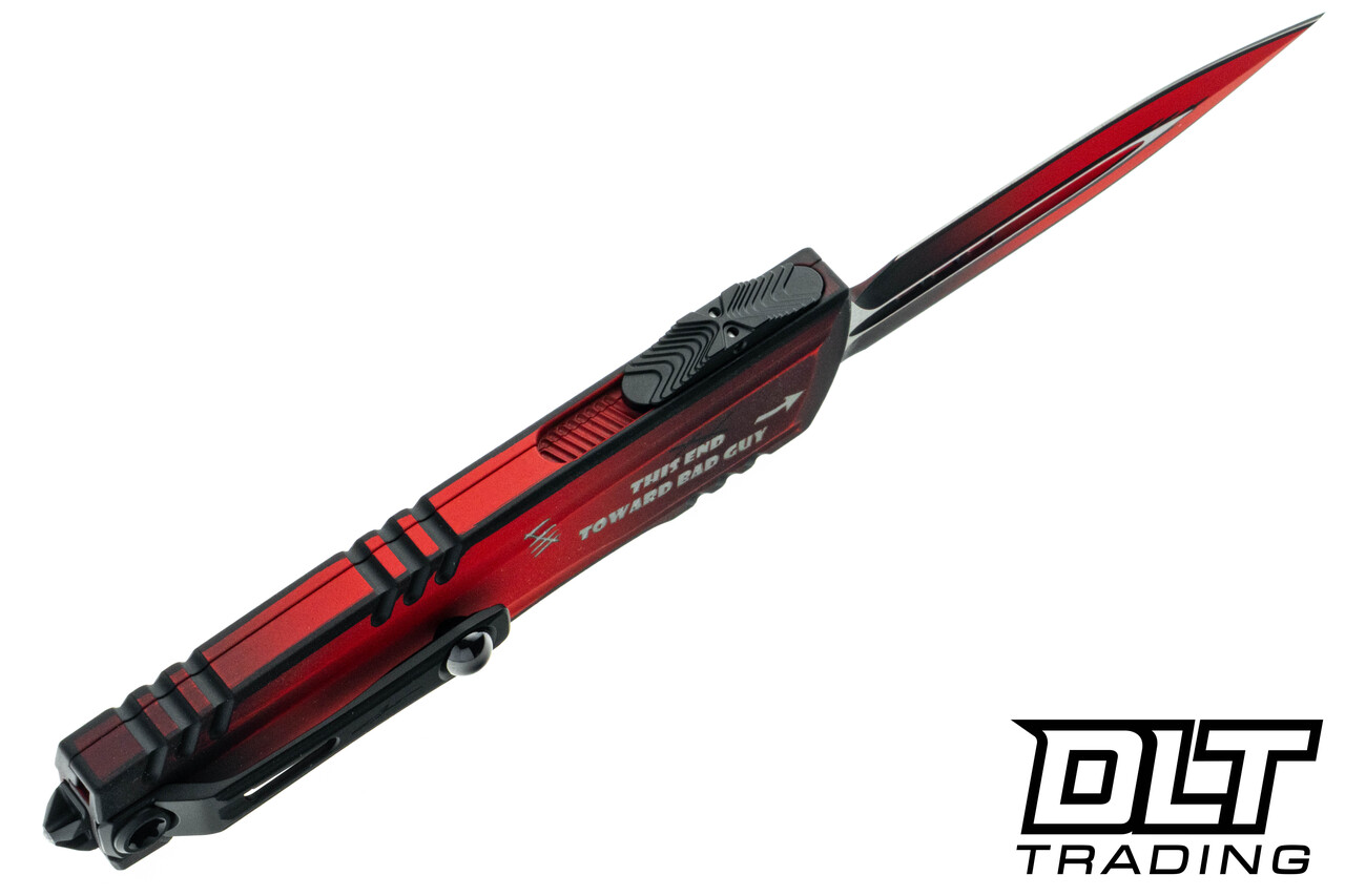 ⭐️FACE POINTER Ⅱ ディープレッド Microtech 1270-1DPS Luminary ZBP D/E - Black & Red DP Handle