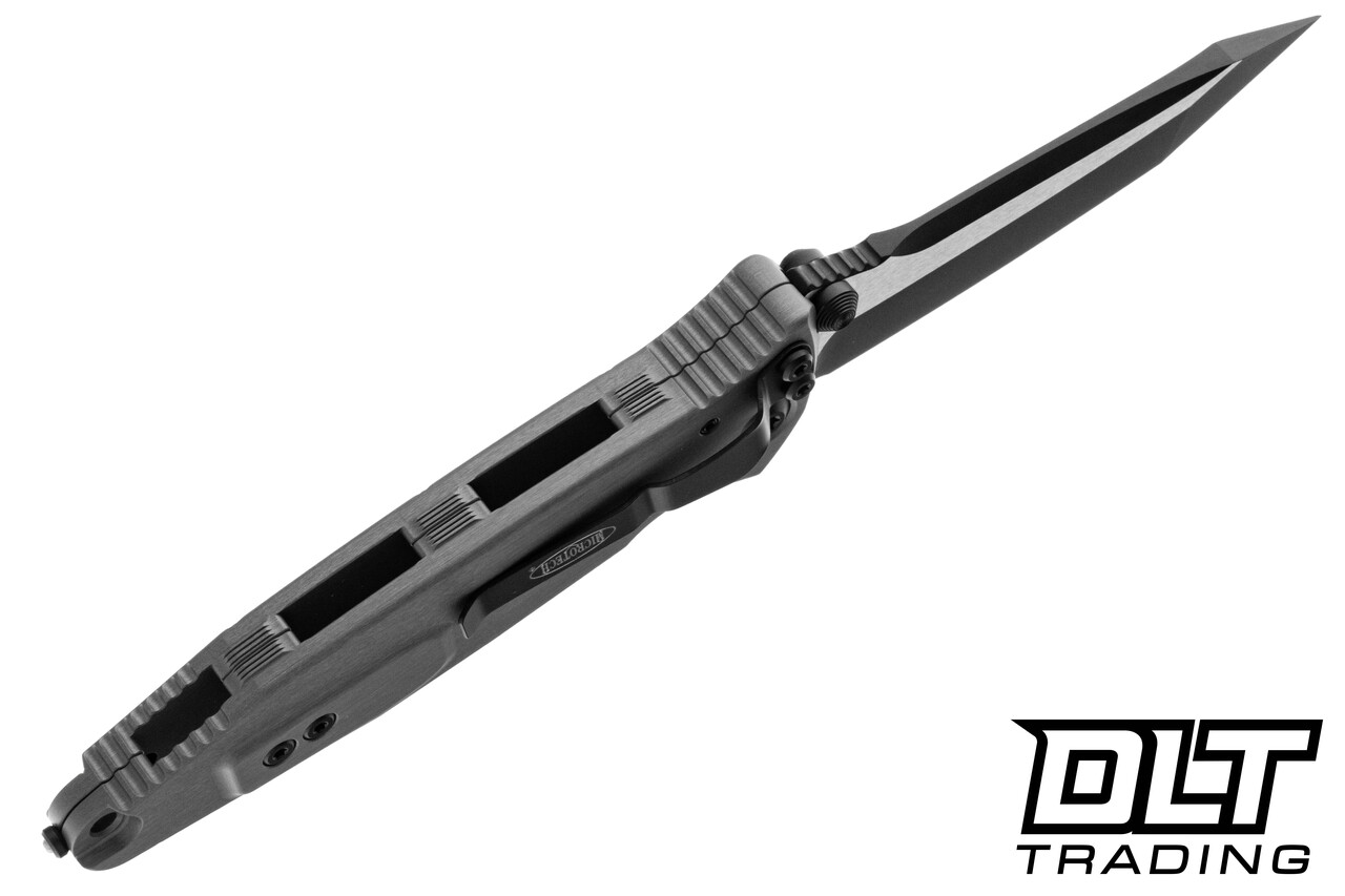 Microtech 161-1NC Socom Elite T/E - Natural Clear Handle - Black