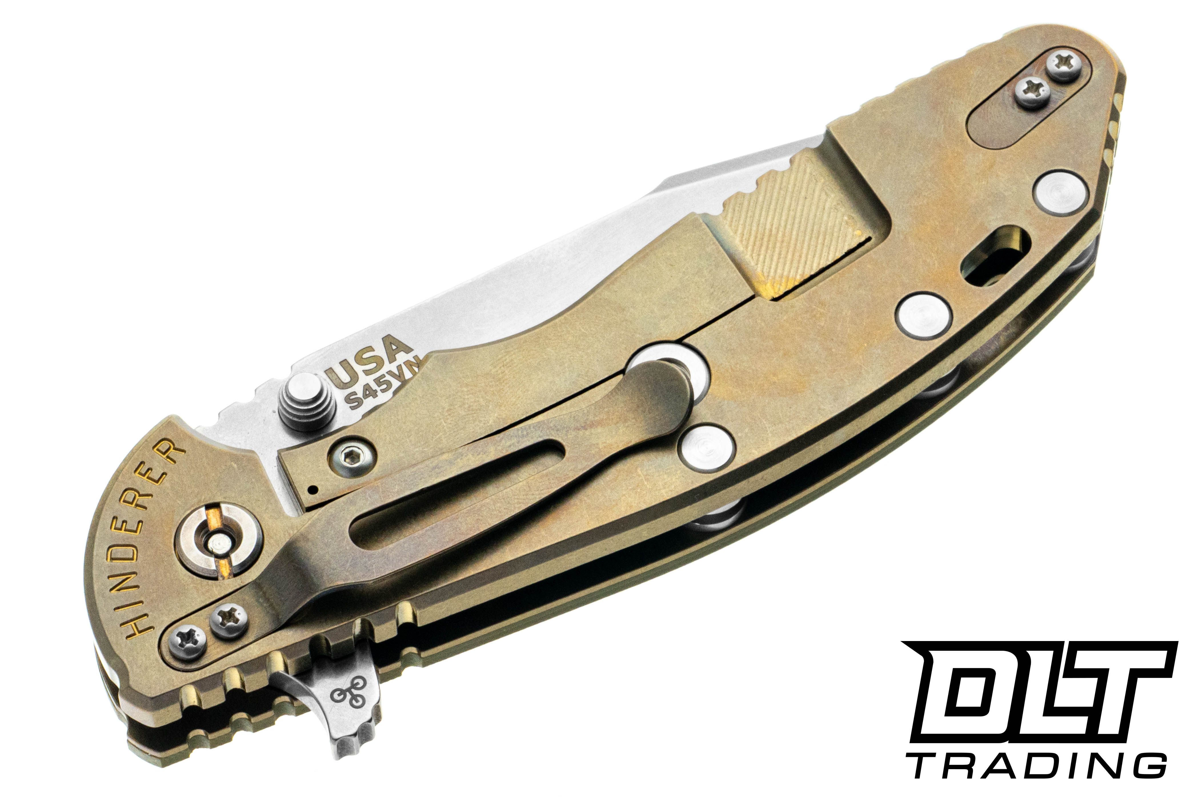 Hinderer XM-24 Harpoon Spanto S45VN - Bronze Anodized Titanium