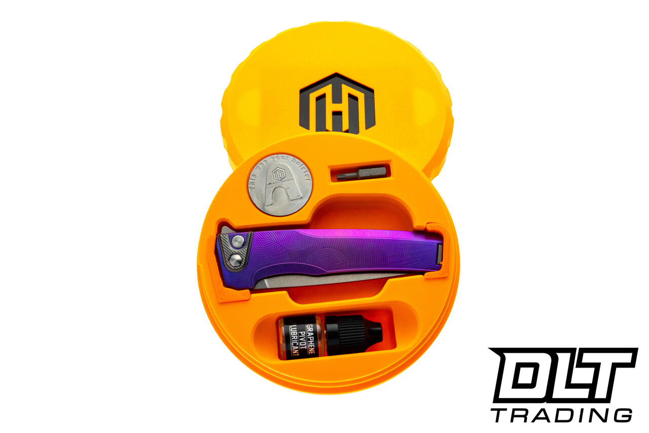 MachineWise Sonora - Raw Ti Bolster - Ripples Centerout Purple