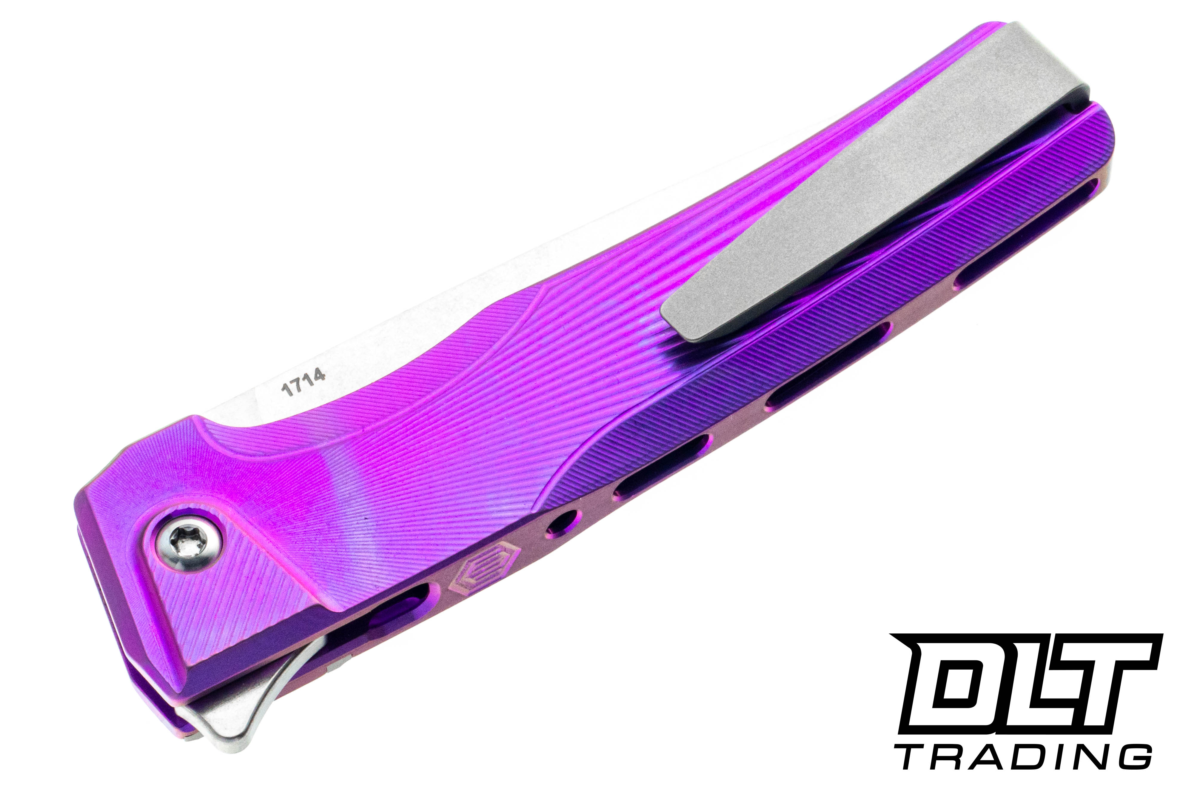 MachineWise Sonora - Raw Ti Bolster - Sunray Purple Titanium