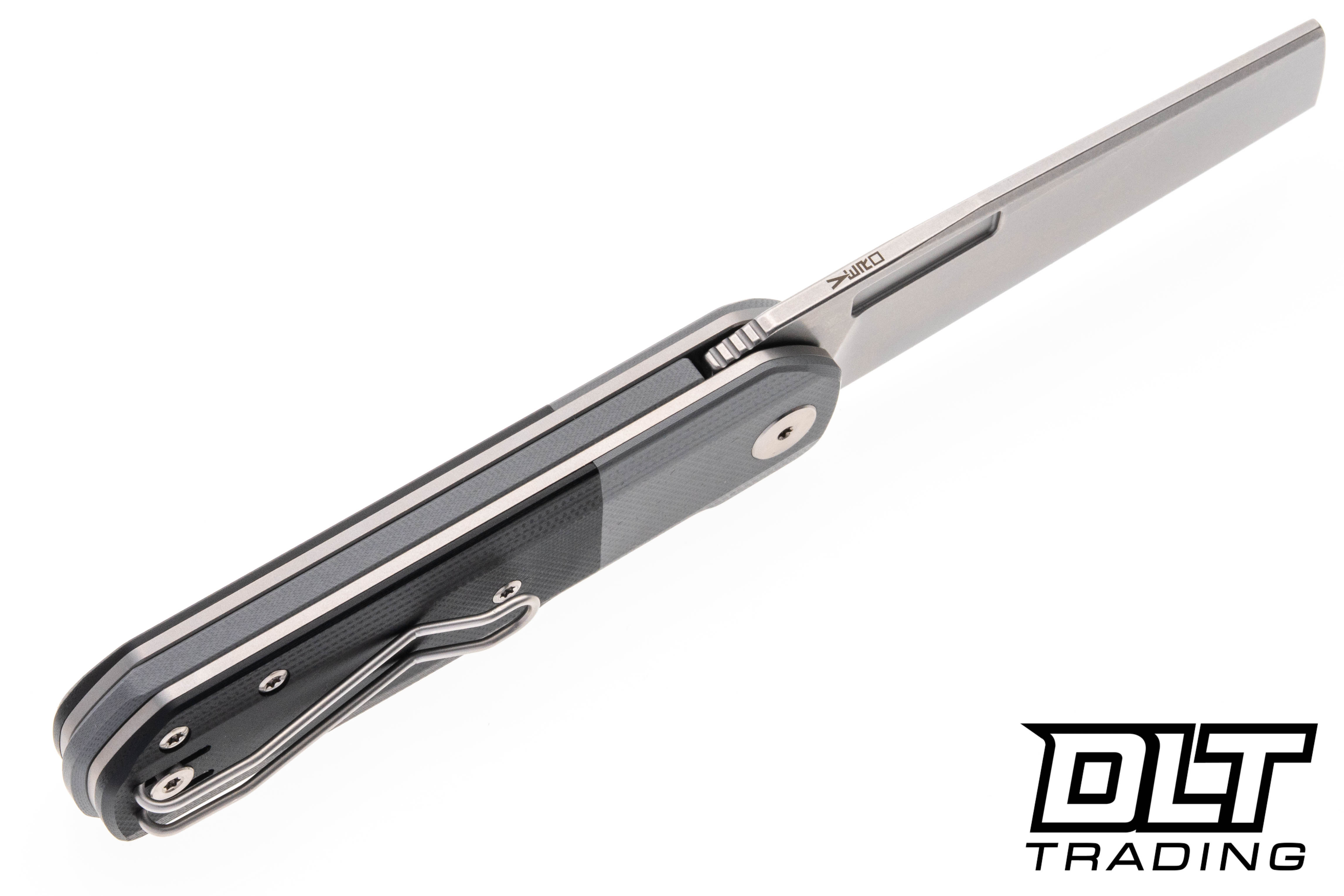 Vero Engineering Avid 2 - Grey & Black G-10 - Stonewash S45VN