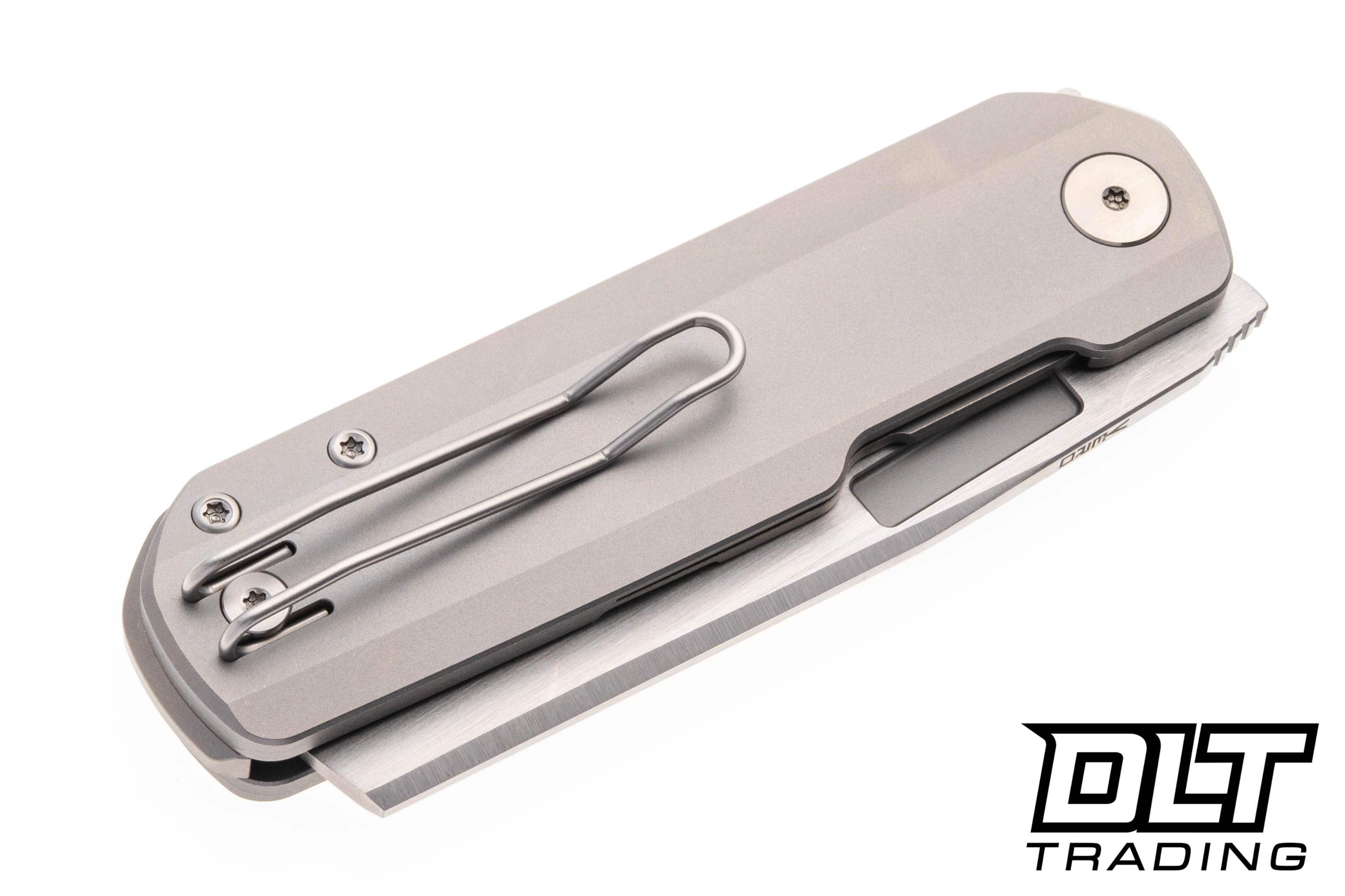Vero Engineering Avid 2 - Titanium - Hand Satin S45VN Blade - DLT