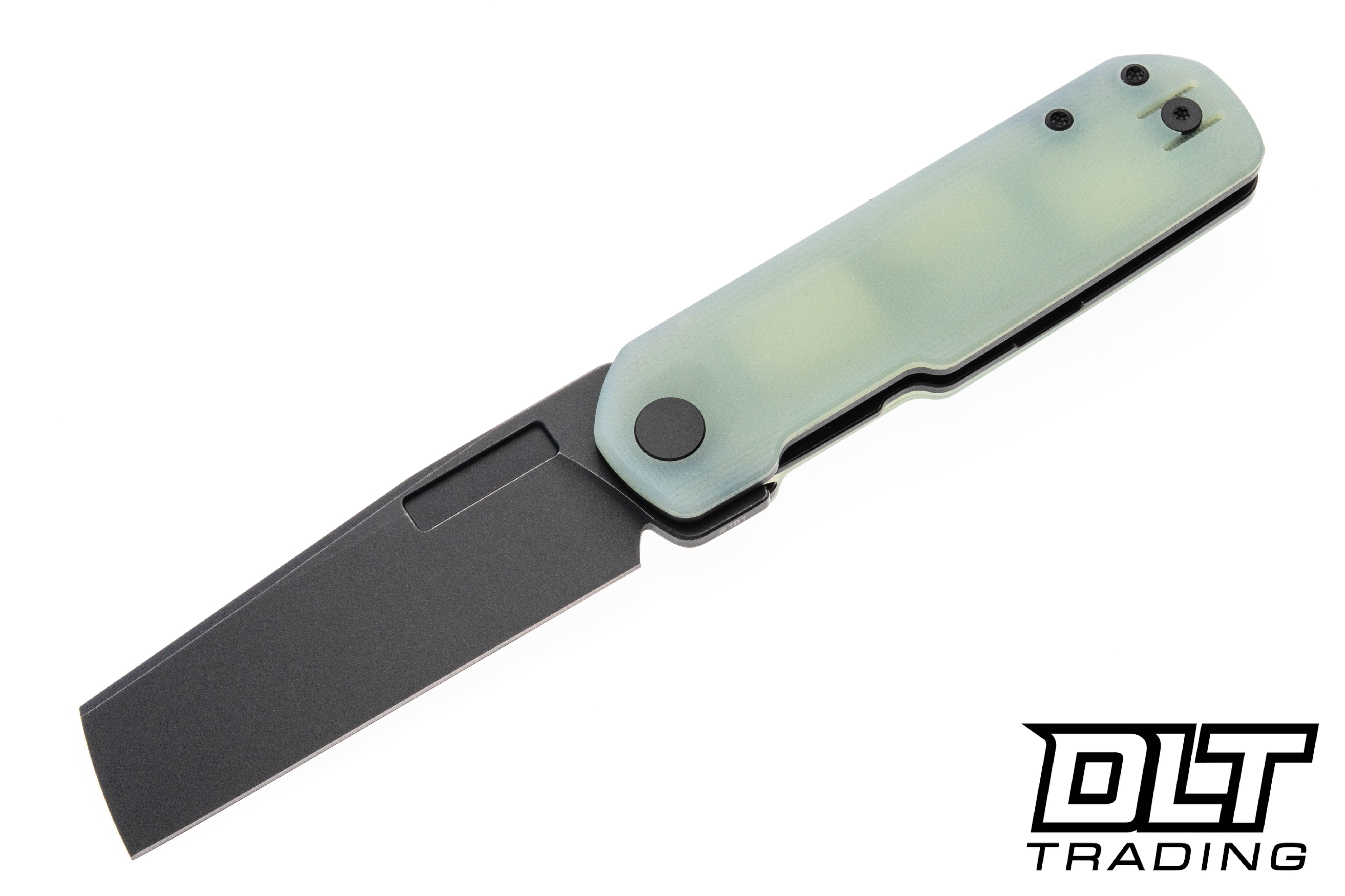 Vero Engineering Avid 2 - Jade G-10 - Blackwash S45VN Blade - DLT
