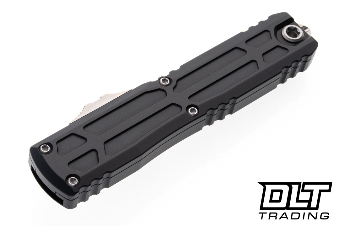 Microtech 1120EX-10S Ultratech EX-ZBP - Black Handle - Stonewash