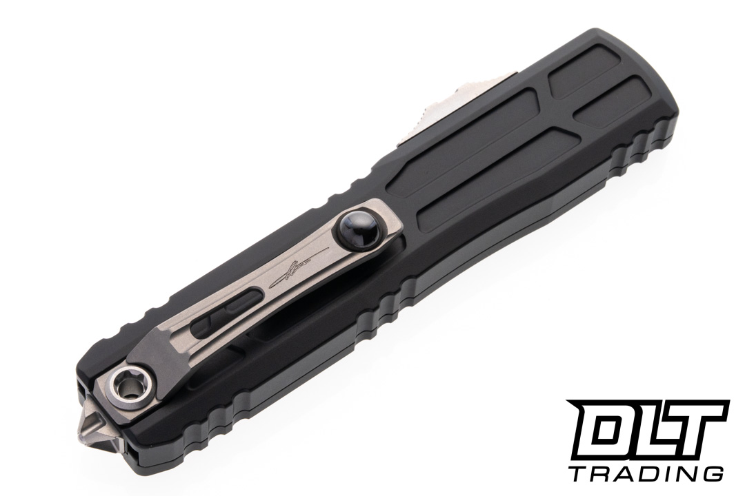 Microtech 1120EX-10S Ultratech EX-ZBP - Black Handle - Stonewash