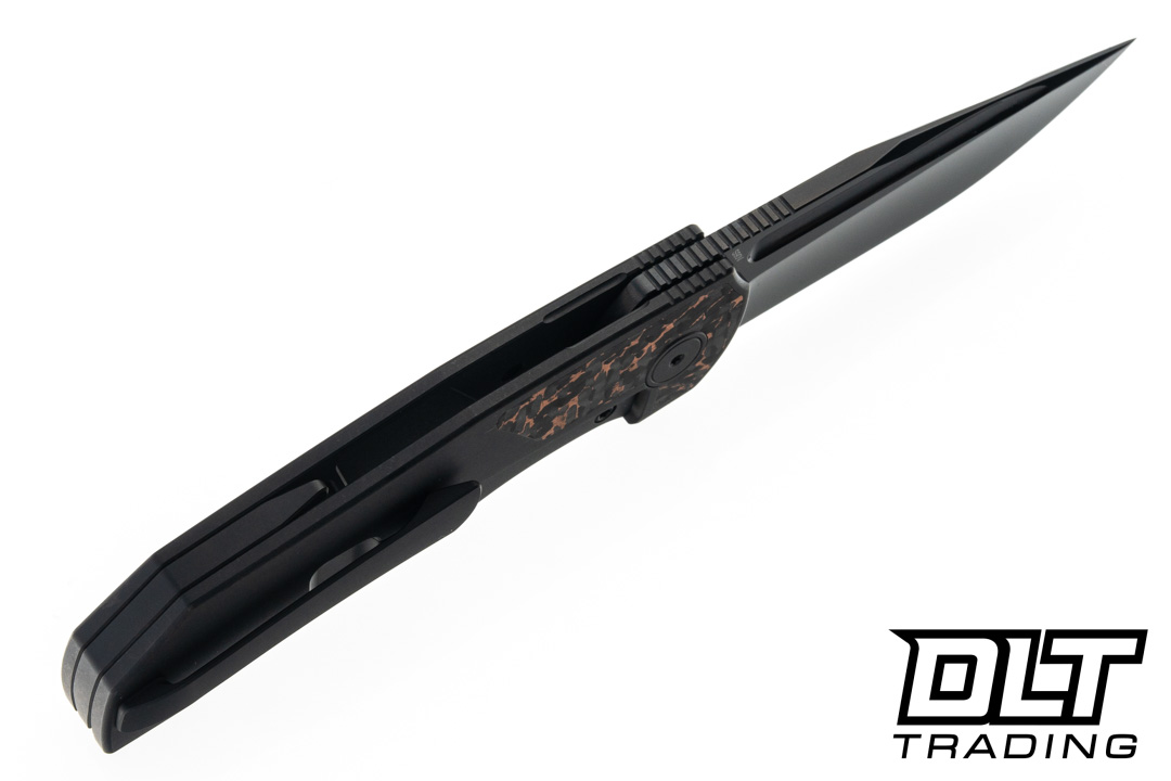 BergBlades TiCK - Black DLC Titanium - Snakeskin Copper FatCarbon