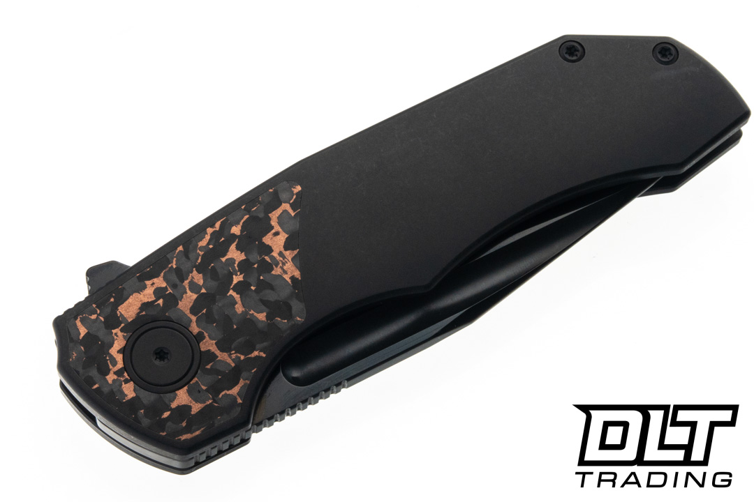 BergBlades TiCK - Black DLC Titanium - Snakeskin Copper FatCarbon