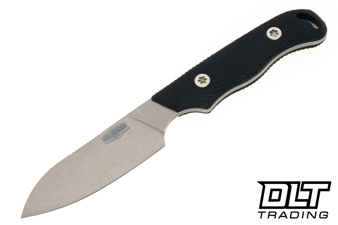 Hellbender Ranch Hand - Stonewash Tumbled MagnaCut Blade - Black G