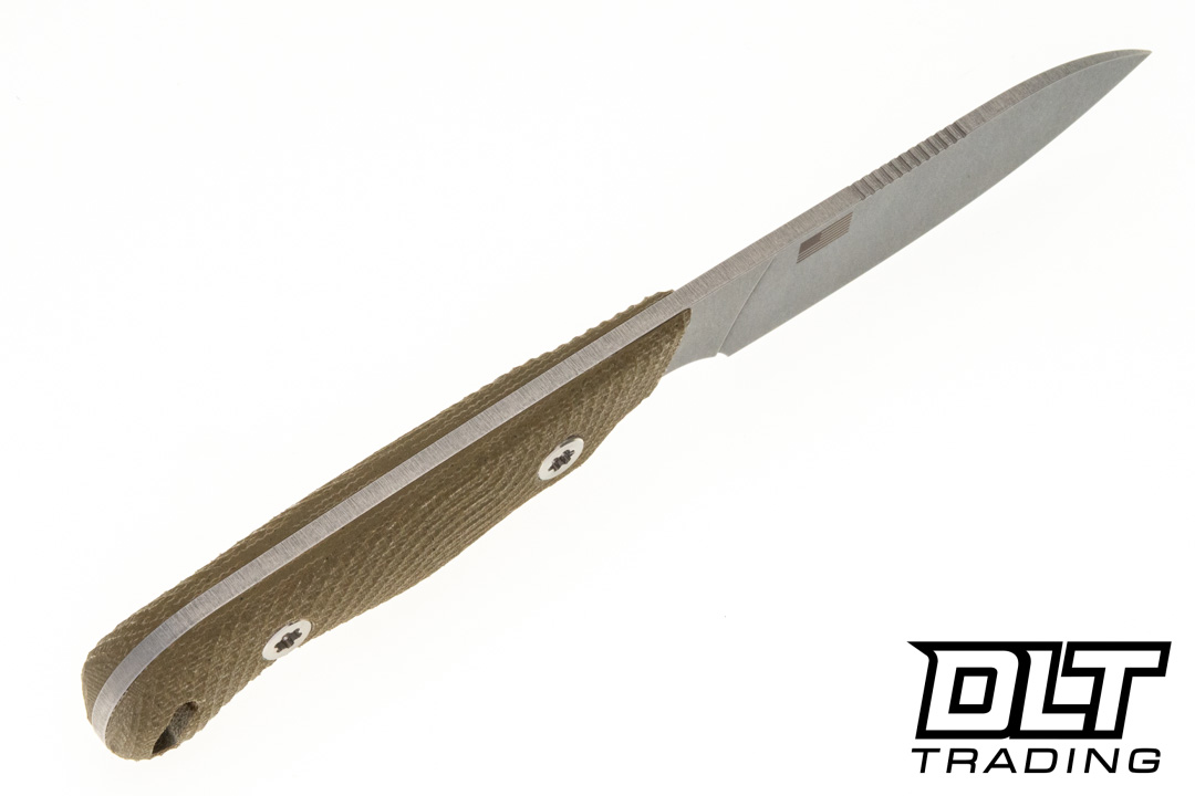 Hellbender Ranch Hand - Stonewash Tumbled MagnaCut Blade - OD