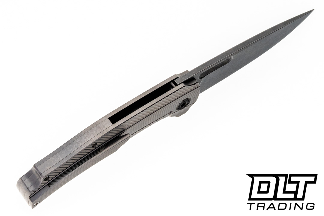 Rangermade Knife & Tool OBJ-1 - Titanium - Drop Point MagnaCut