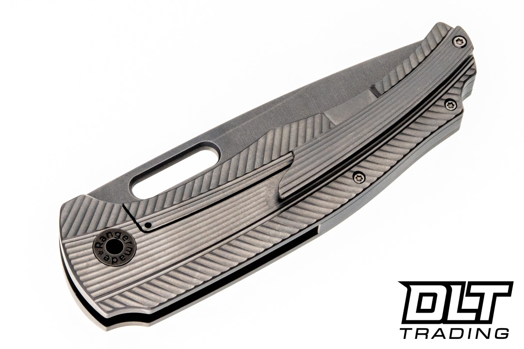 Rangermade Knife & Tool OBJ-1 - Titanium - Drop Point MagnaCut