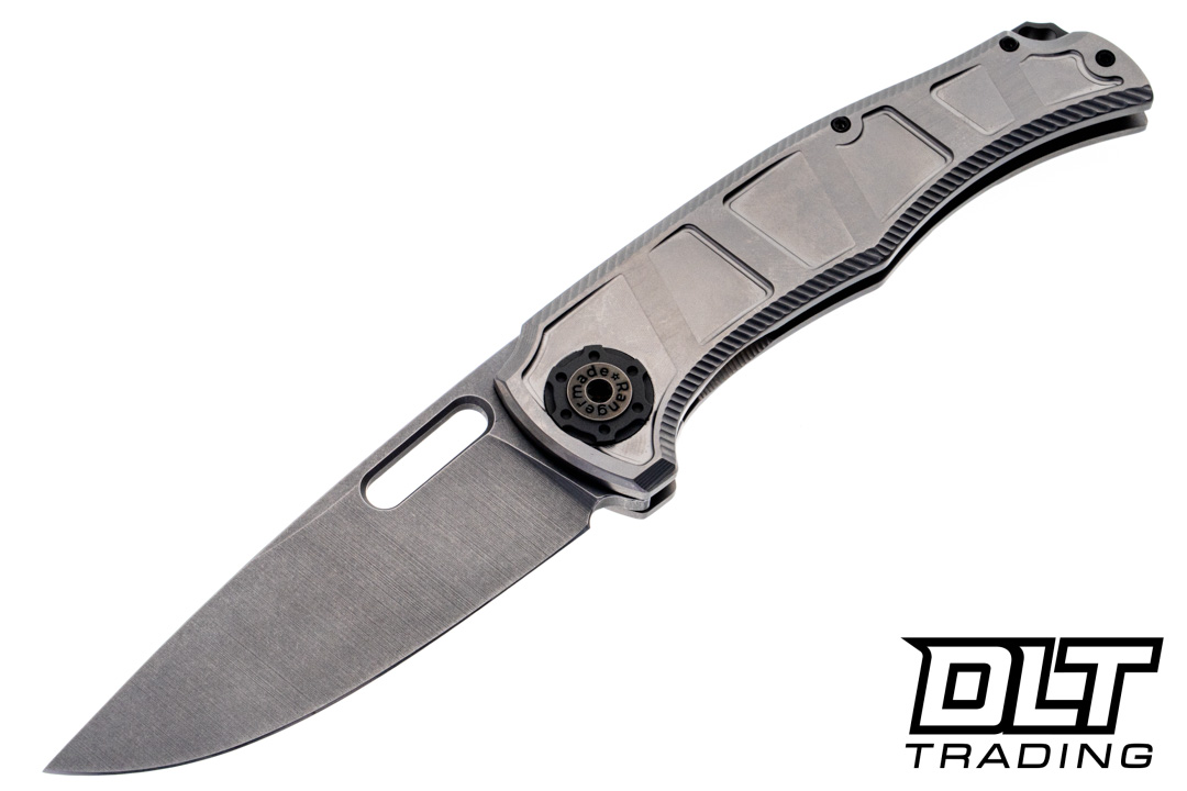 Rangermade Knife & Tool OBJ-2 - Titanium - Drop Point MagnaCut