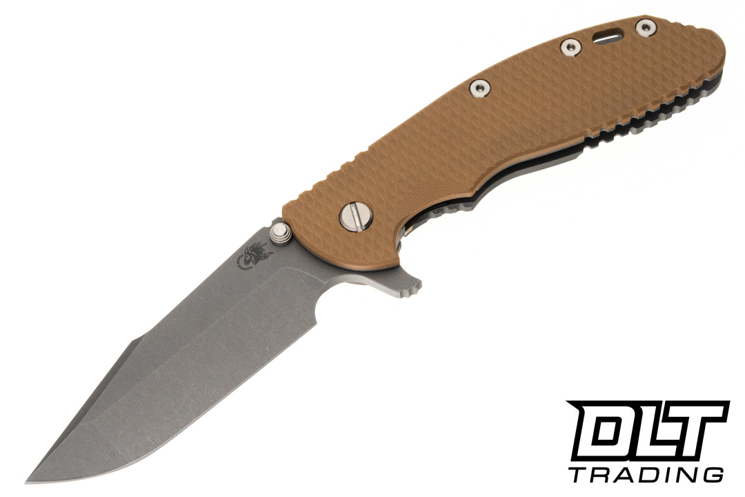 Hinderer XM-24 Harpoon Spanto S45VN - Working Finish Titanium