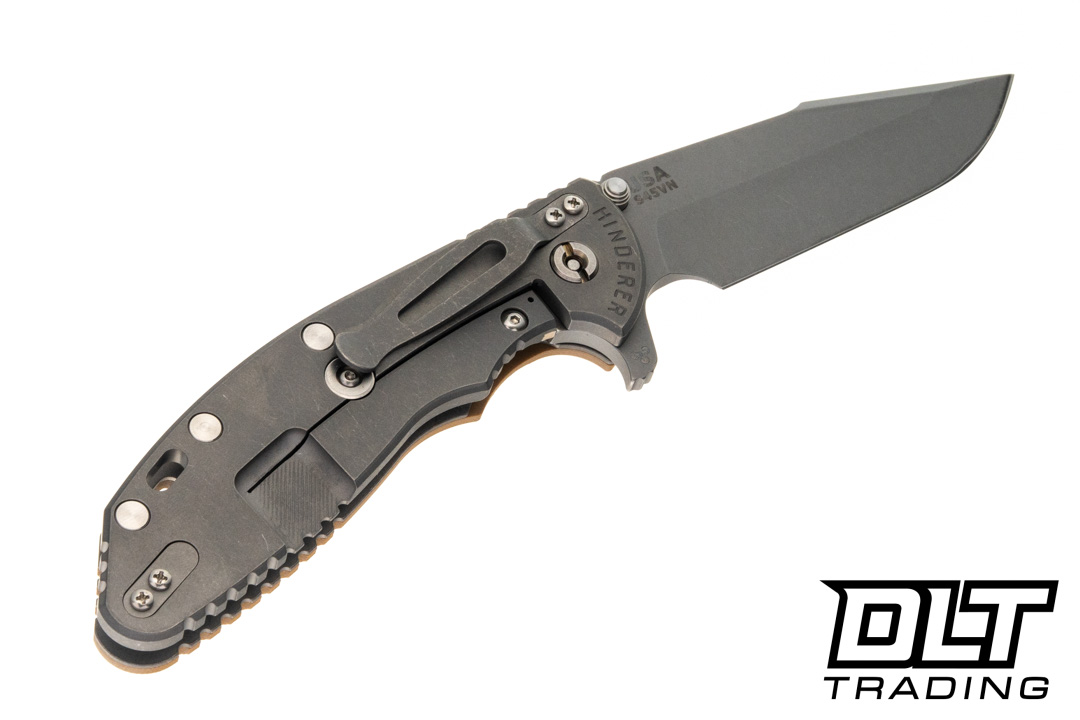 Hinderer XM-24 Harpoon Spanto S45VN - Working Finish Titanium