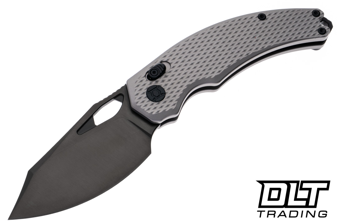 Kunwu X Padre - Grey Bead Blast Diamond Texture Titanium - Satin