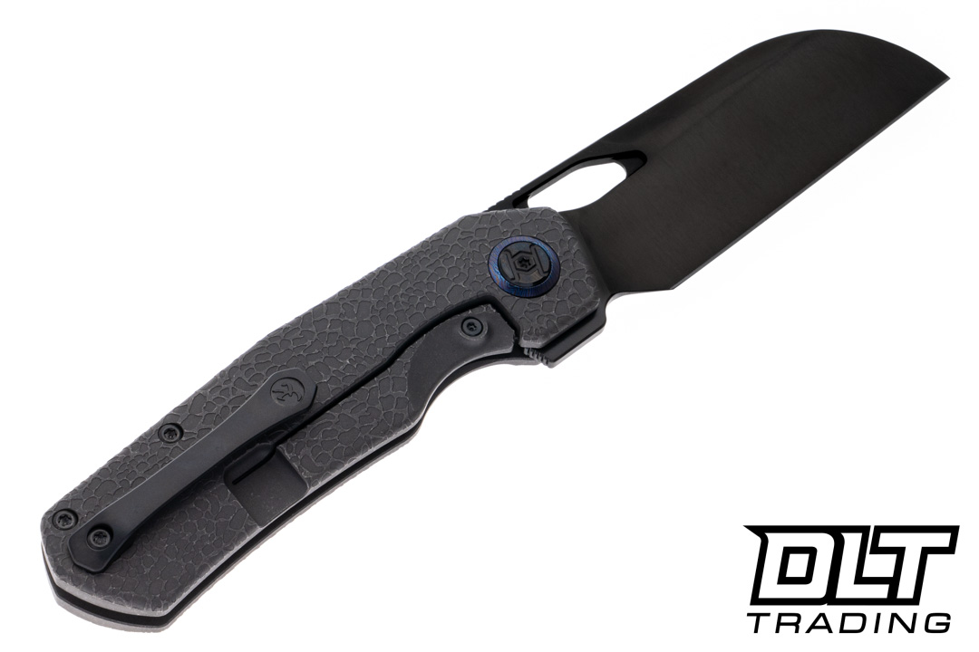 Kunwu S Tao II - DLC Black Honeydew Texture Stonewashed Titanium