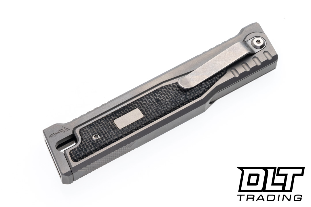 Reate EXO-OG - Tanto Satin Stonewashed Elmax Blade - Bead Blast