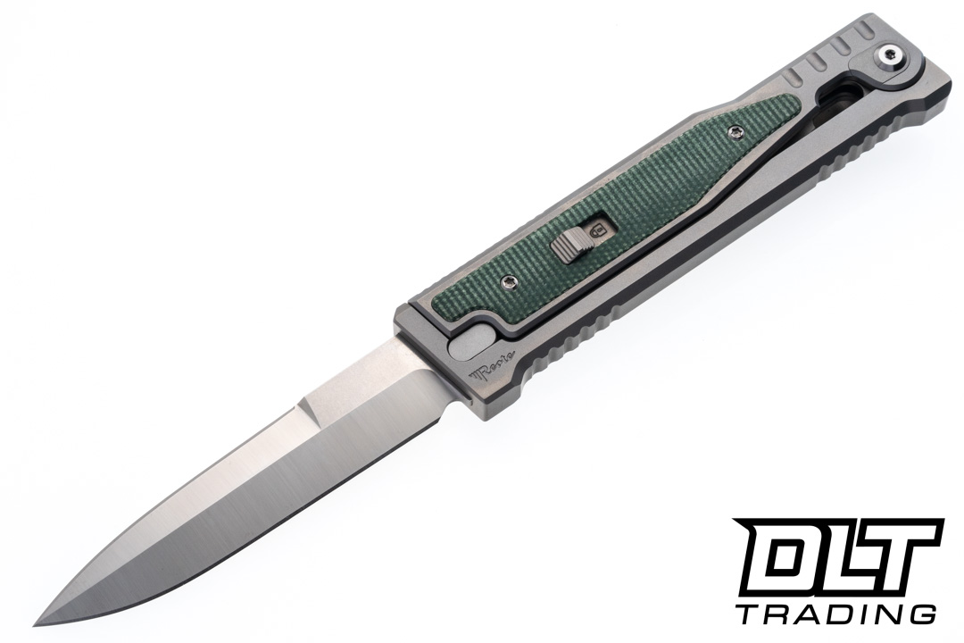Reate EXO-OG - Double Edge Satin Stonewashed Elmax Blade - Bead