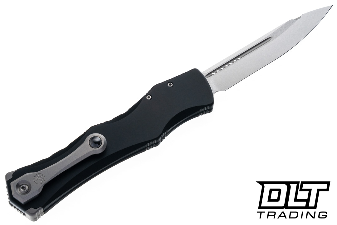 Microtech 1150-10MS1 Halo IV - Black Handle - Stonewash Blade