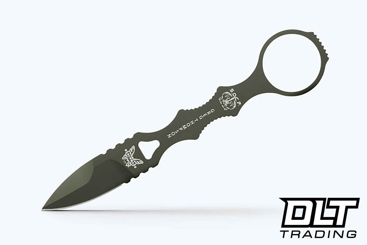 Benchmade SOCP Mini Dagger 177GN - Olive Drab Cerakote - Tan