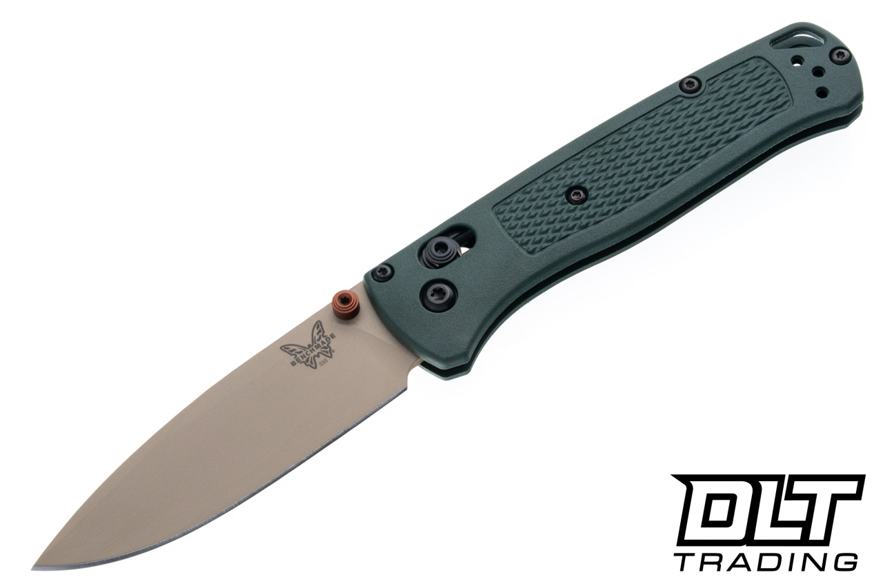 Benchmade Bugout 535TN-2601 - Taiga Green Grivory - Tan Cerakote