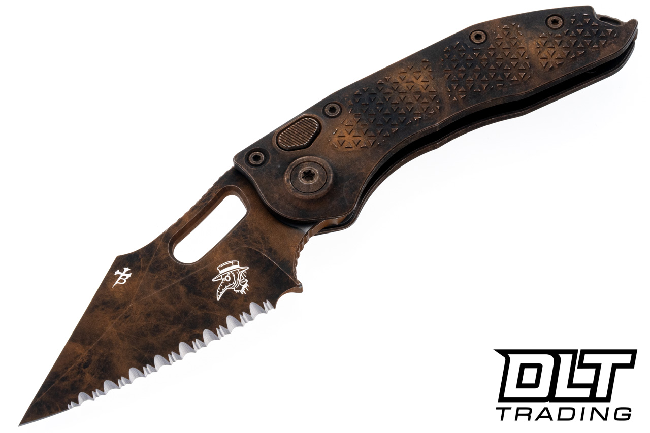 Microtech 169-3PLOBS Stitch Auto S/E - Plague Outbreak Handle