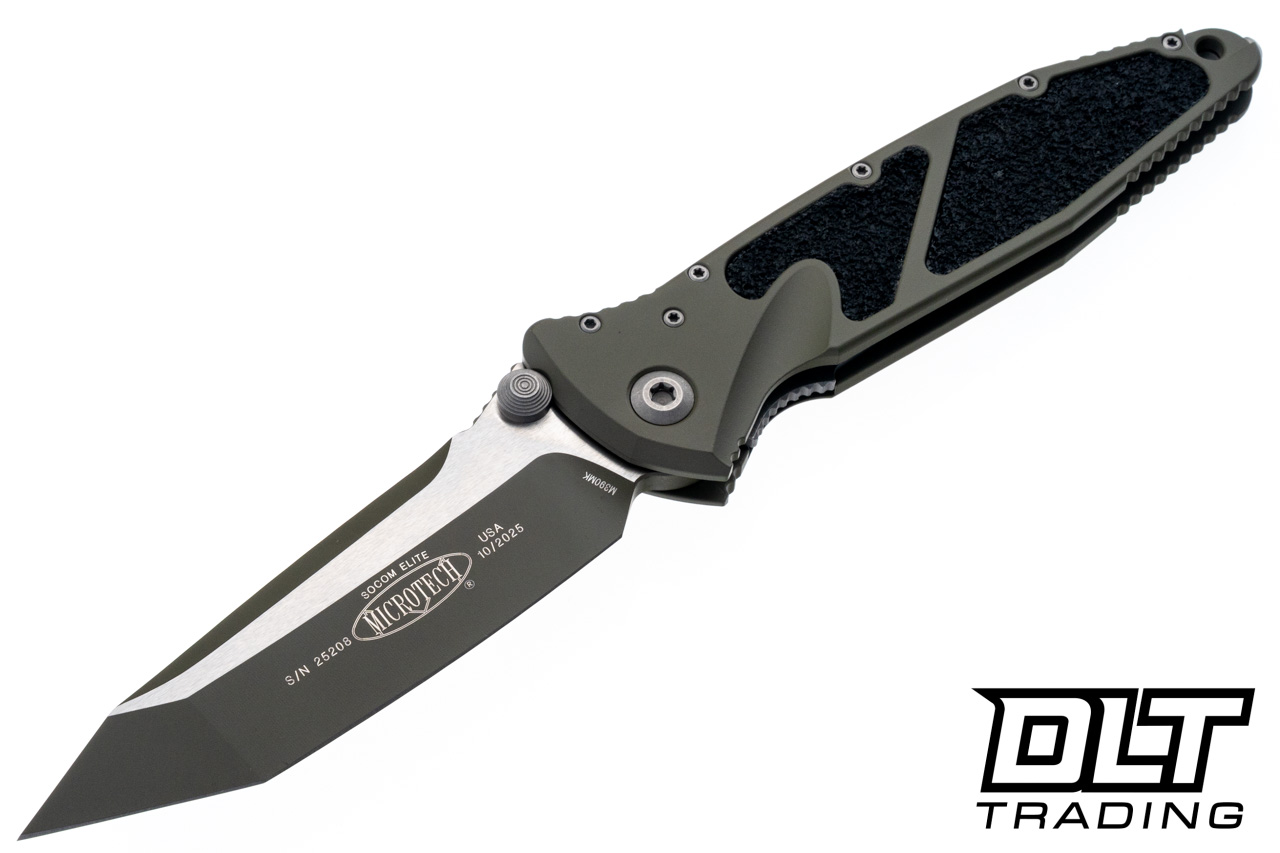 Microtech 161-1MG-C21Z13 SOCOM Elite T/E - Green Moss Cerakote