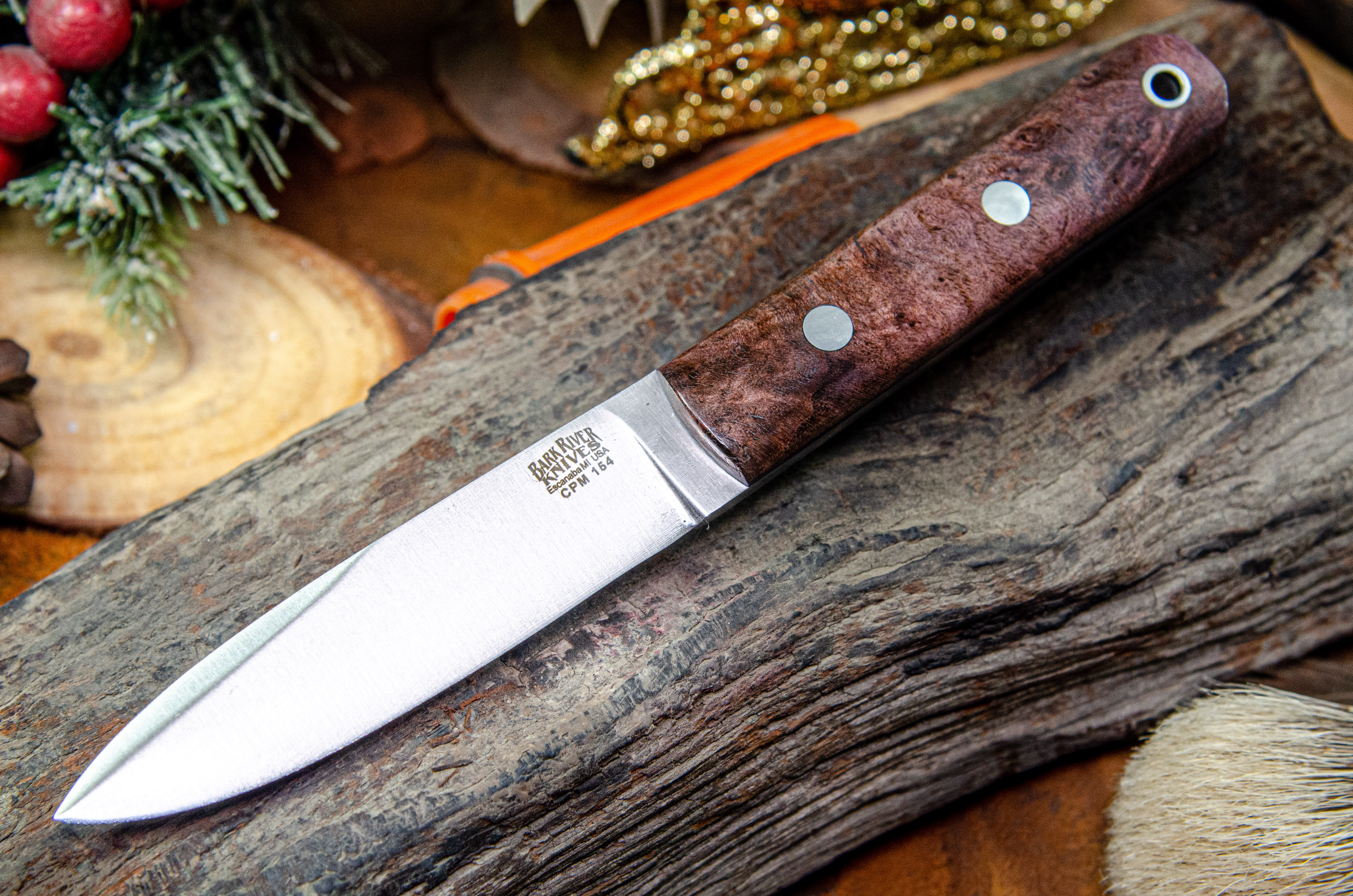 Blade Raid Custom CCU-1 CPM-154 Purple Maple Burl - Purple Liners