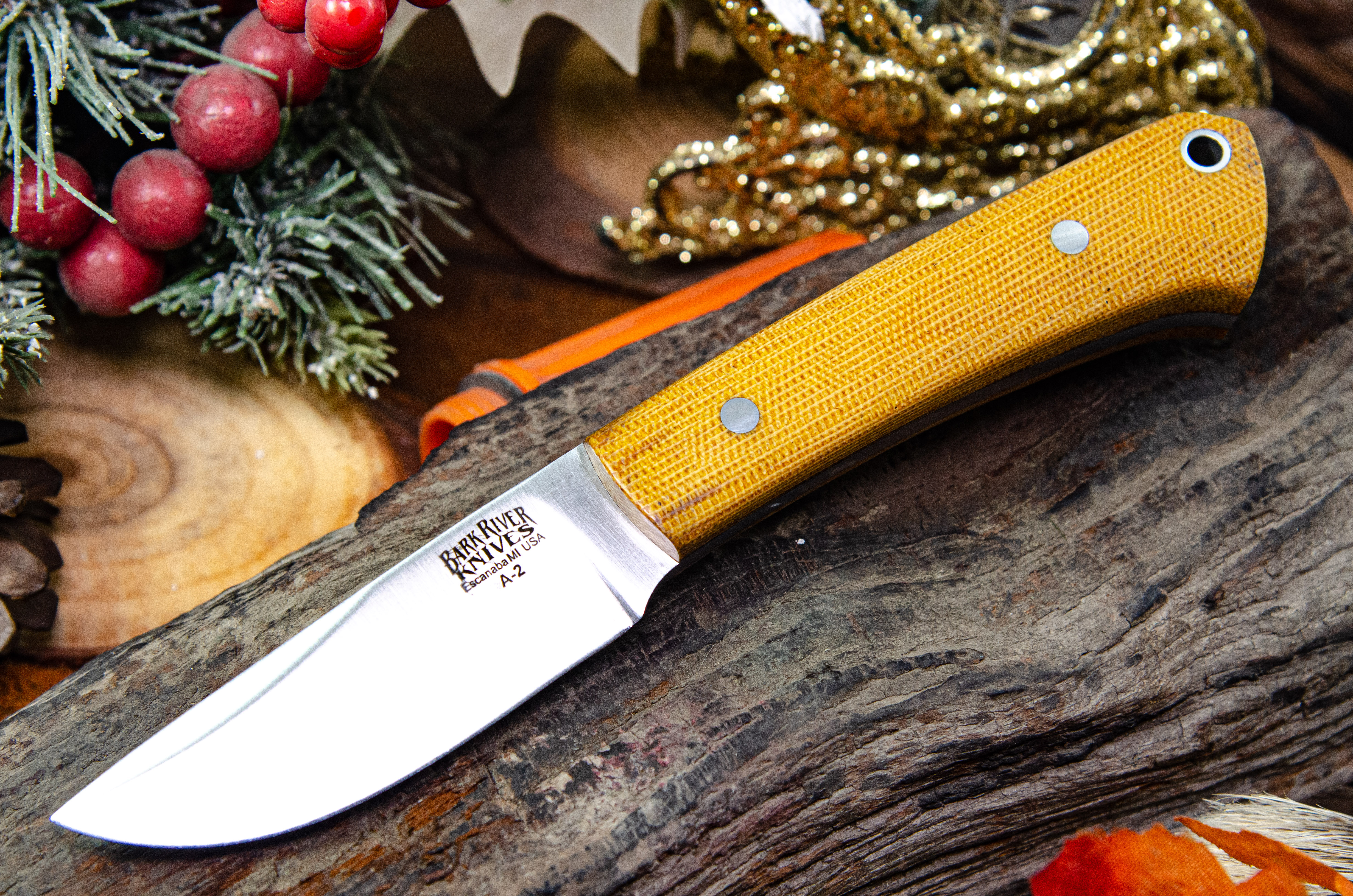 Blade Raid Woodland Special A2 Natural Canvas Micarta - DLT Trading