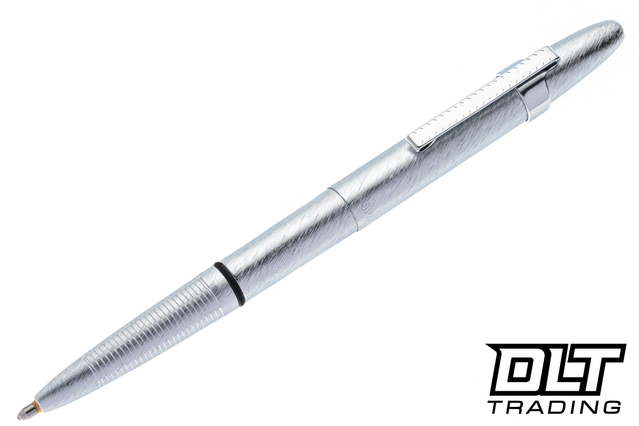 Fisher Space Pen Bullet Pen - Brushed Chrome with Clip - DLT Trading