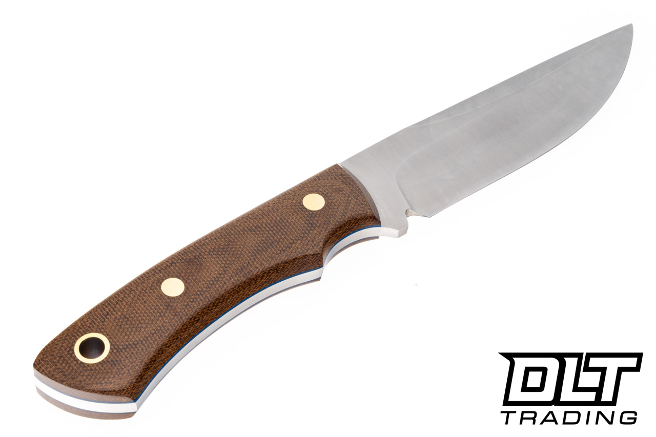 Bark River Broadside Fixed Blade | CPM-154 Vintage Canvas Micarta